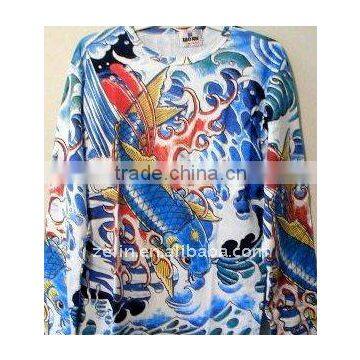 Tattoo clothes Koi Japanese Tattoo" - Long Sleeve - Small " - Long Sleeve - Medium