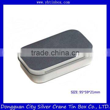 Rectangular tin box/ mint tin box