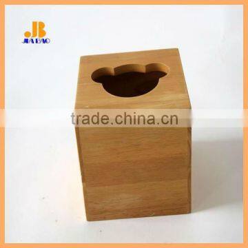 wooden tissue box