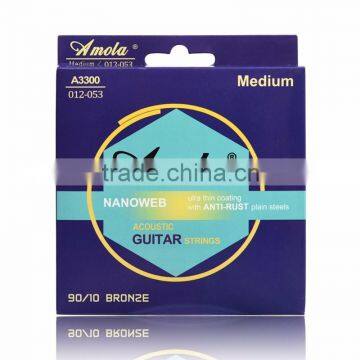 Wholesale Guitar Strings Amola A3300 Acoustic Guitar Strings Better Than Elixir Guitar Strings