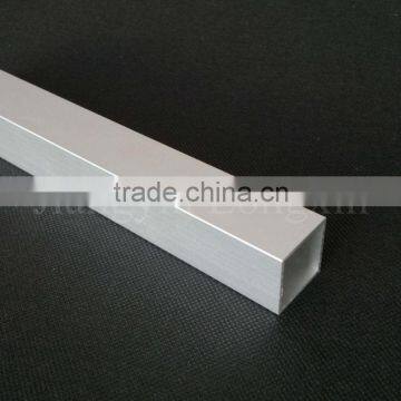 Good Treatment Silver Sandblasting Anodizng Aluminum Square Tube