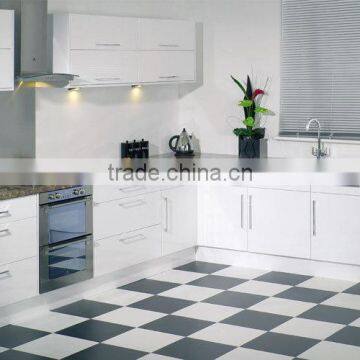 L-Shaped High Gloss White Mdf Board Kitchen Cabinets,kitchen Cabinet Design photo-3