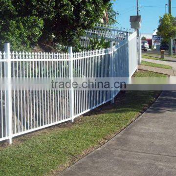 Black Powder coating aluminium garden fence panel