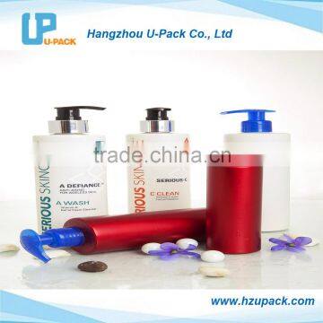 Cylinder round shoulder PET bottles for cosmetics