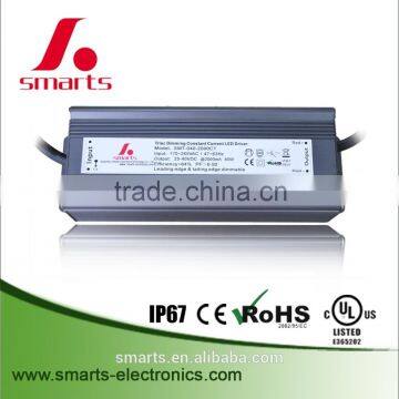 ul listed 2000mA triac led downlight dimmable driver