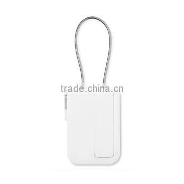 white mini led usb rechargable led card light