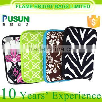 Waterproof Sublimation Handle Neoprene Laptop Sleeve With Zipper