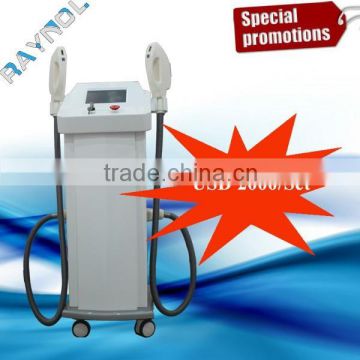 Double Handpieces ipl-germany/ipl water pump/ipl treatment system