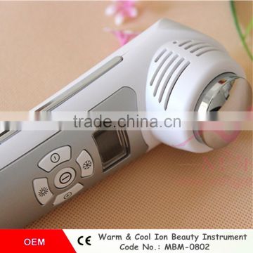 Discount Price! Home beauty cool&warm ultrasonic multi-function beauty instrument