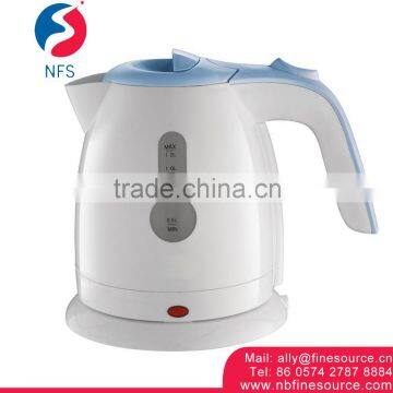 1.2L Portable German Electric Plastic Heating Element Whistle Tea Water Electrical Kettle