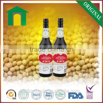Golden Label Natural Brewing Fermentation Superfine light soy sauce