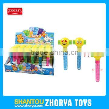 Zhorya children outdoor promotional summer Smiling face Bubble water for kid