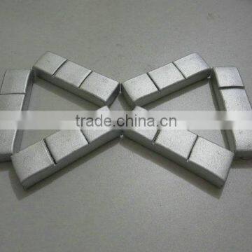 Dubai Popular 60pcs/box Silver Shisha Hookah Charcoal