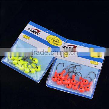 2016 Popular design good quality fishing hook colorful lead