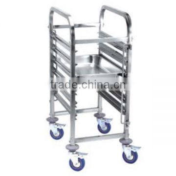 Hot sale 6 tiers Stainless steel GN Pan Hotel Trolley