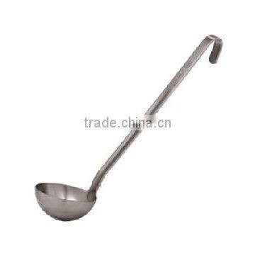 One piece soup ladle, s/s