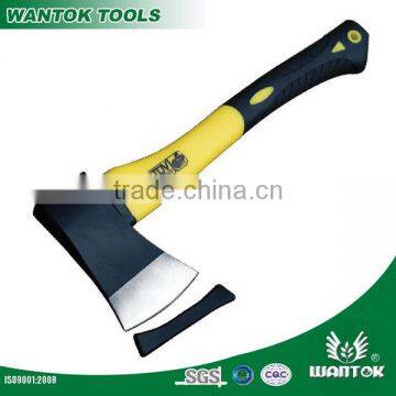 Axe /hatchet, polished and sharp blade with plastic-coating handle