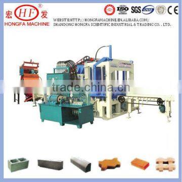 Shandong Hongfa curb stone making machine / concrete curbs production line / automatic pavers block machine