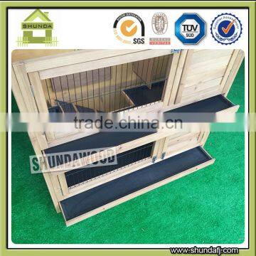 SDR020 Animal House Two-storey Double-decker Wooden Rabbit Cages photo-3