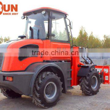 Qingdao Everun Brand 2 Ton Agricultural Tools Small Grapple Bucket Wheel Loader For Sale photo-6