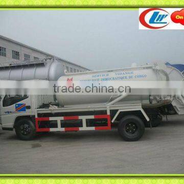 JMC 4X2 sewage sucking truck, vacuum sewer cleaning truck