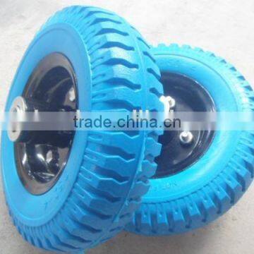 16inch 4.0-6 pu Foam Flat Free Wheel for Hand Trolley photo-3