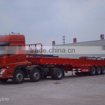 2016 Top Ranking Tri-axle Flatbed Trailer / Side Wall Semi Trailer / Side Panels Detachable photo-6