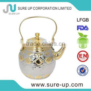 2014Dubai tea kettle,middle east tea pot with tea strainer(OSUI)