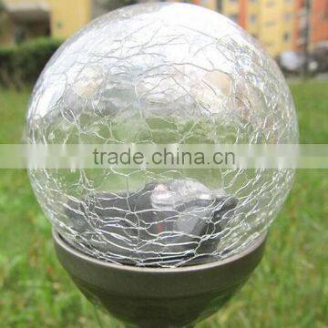 Chinese Solar Lights LED Lawn Lights Garden Lights Colorful Decorative Street Lights Cracked Stainless Steel Landscape Lights photo-2