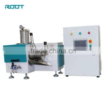 Laboratory horizontal disc bead mill for offset printing ink