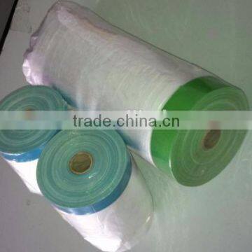 Plastic Pretaped Masking film