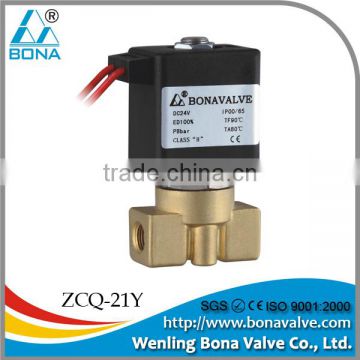 ISO9001 copper coil 12VDC 24VDC 1/4" 1/4 inch underwater vertical welding machine air valve solenoid valve