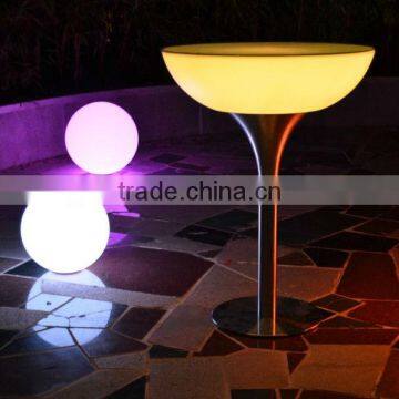 RGB glowing decorative LED turning Table