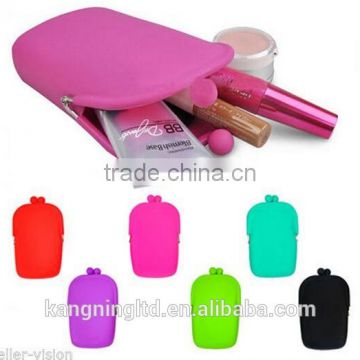 Ladies Silicone Cosmetic Makeup Bag&Silicone Clip Purse&Silicone Stocking Filler