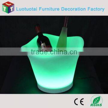 16 color changing luminous plastic beer rechargeable led ice bucket