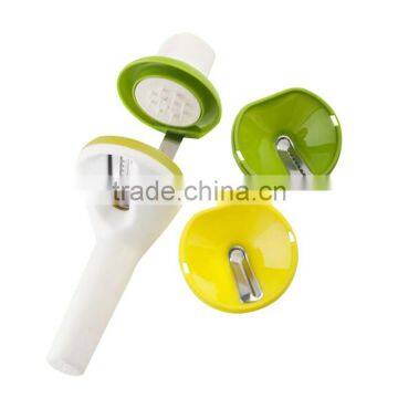 Funnel Shape Multi Kitchen Helper Plastic Shredder Spiral Vegetable Slicer photo-2