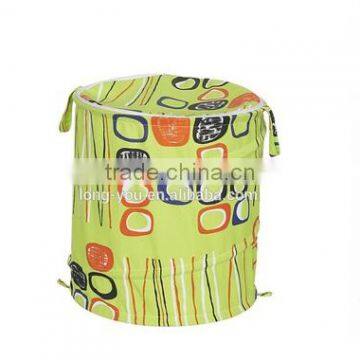 Durable Red Foldable Cotton Canvas Laundry Hamper With Drawstring Cover Dirthy Clothes Storage Folding Laundry Bag Custom Design