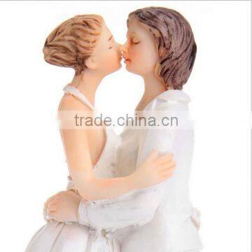 Resin Love Lesbian Wedding Couple Figurine photo-5