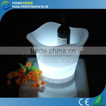 Computer Control Plastic Battery Rechargeable Ice Bucket Illuminated LED Beer Cooler photo-2
