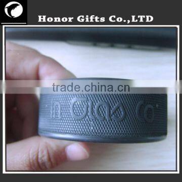 Rubber Custom Logo Printing Ice Hockey Puck photo-5