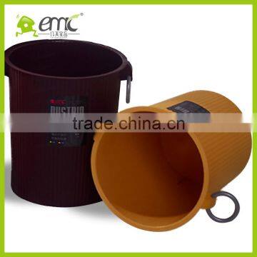 Emc High Quality Ring Handle Plastic Trash Can PP Dustin Bin Home Wasteb Bin photo-2