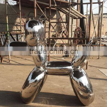 Small plate metal famous balloon dog statues for sale