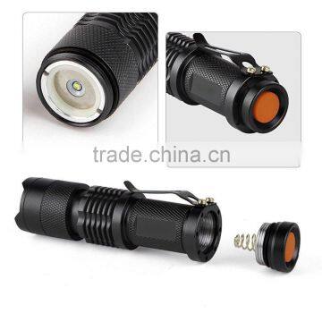 2016 Aircraft Aluminum 18650 LED 3 Mode Tactical Military Grade Flashlight photo-2
