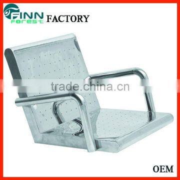 our factory stainless steel with water bubble massage hydraulic spa chair