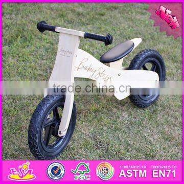 2016 New Design Log Color Wooden Balance Bike for Toddlers W16C155 photo-2
