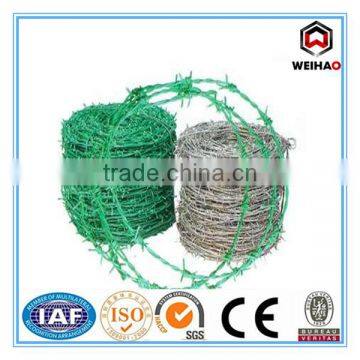 Anping Wei Hao Provide Galvanized Barbed Wire/PVC Barbed Wire photo-3