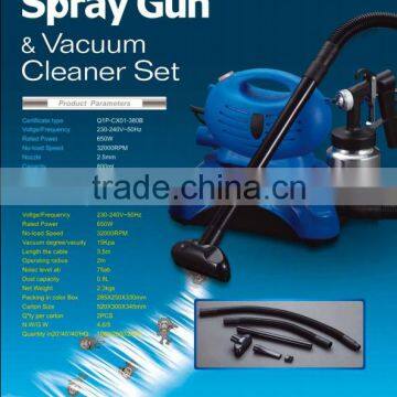 New Design!!! High Quality Electric Paint Spray Gun & Vacuum Cleaner Set - Professional Factory photo-6