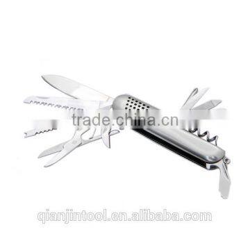 11PCS Useful Multifunction Knife Folding Knife Multifunction Pocket Knife With Stainless Steel Handle photo-3