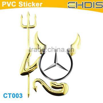New Car Beauty Product Custom Metal Car Decal Sticker photo-4