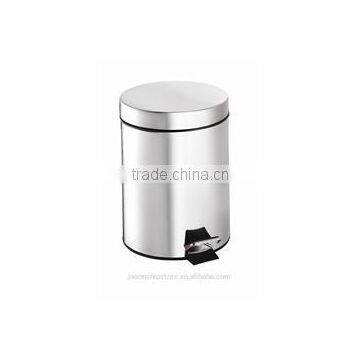 marine wholesale plastic pedal with lid stainless steel trash can